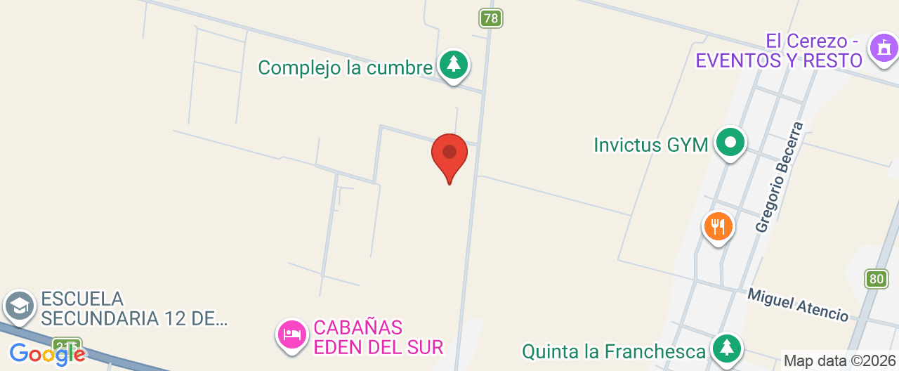 Mapa de la ubicación