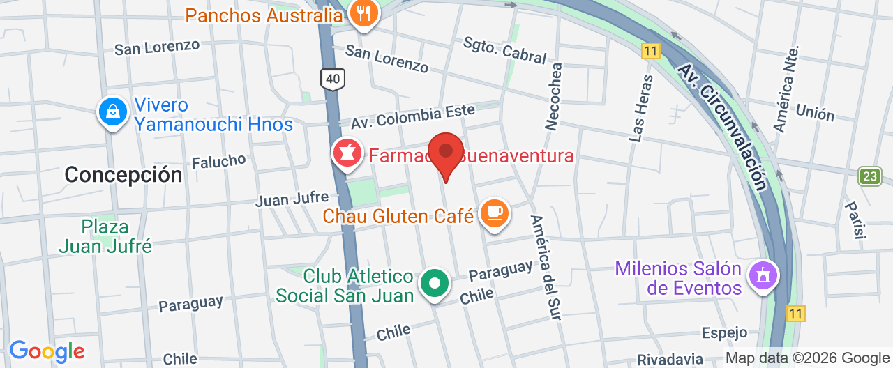 Mapa de la ubicación