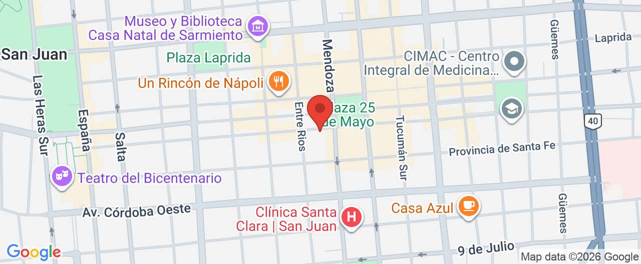 Mapa de la ubicación