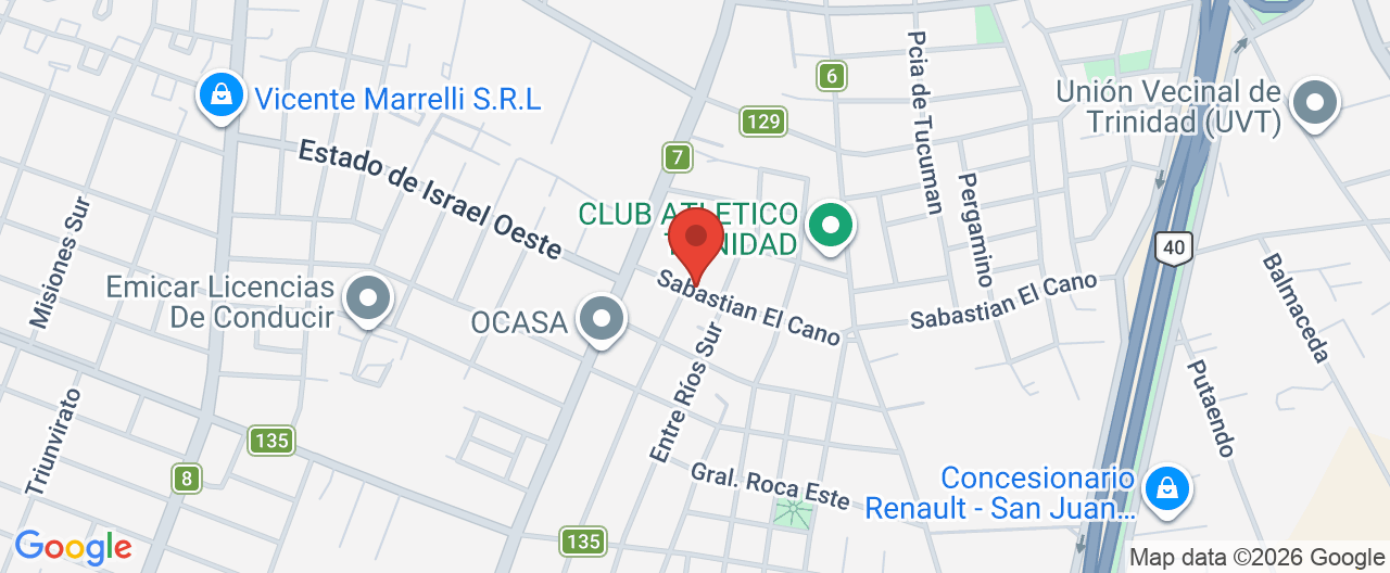 Mapa de la ubicación