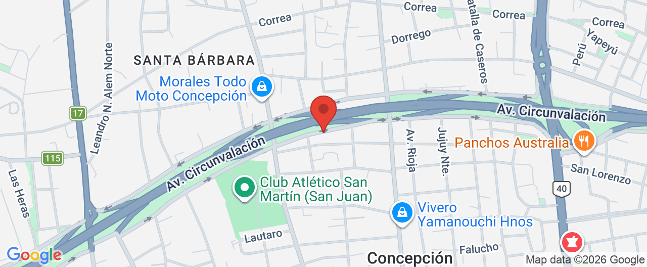 Mapa de la ubicación