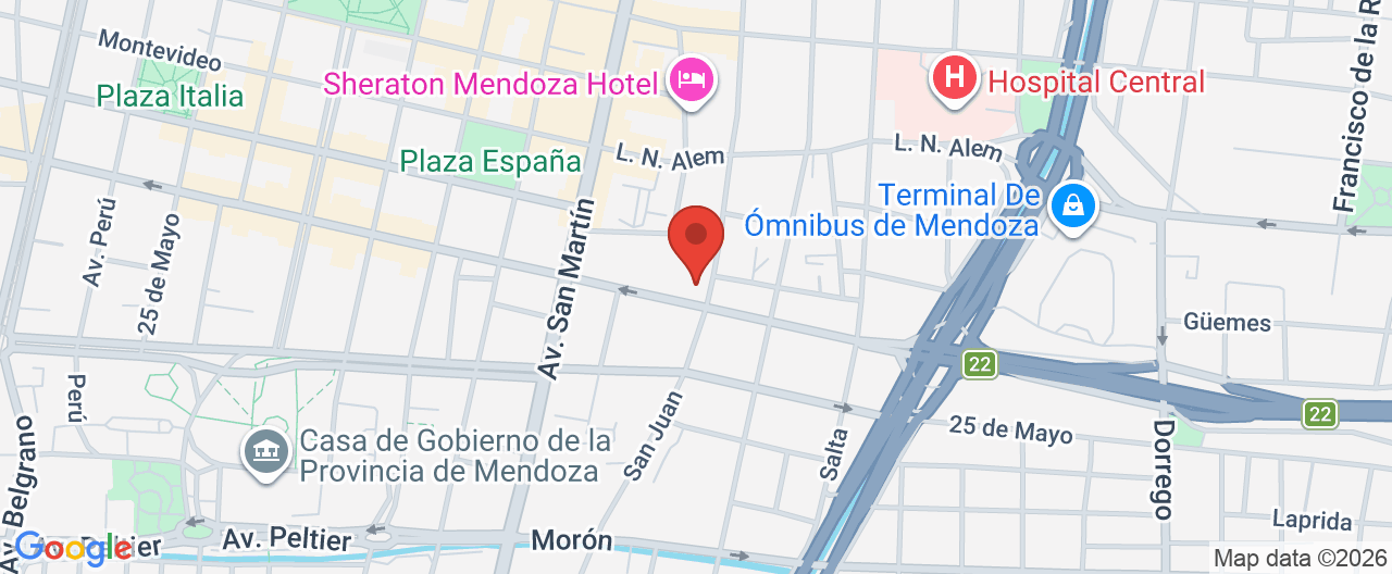 Mapa de la ubicación