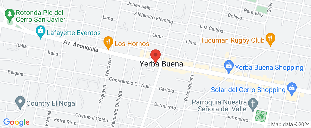 Mapa de la ubicación