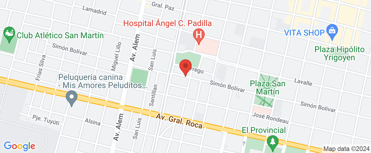 Mapa de la ubicación