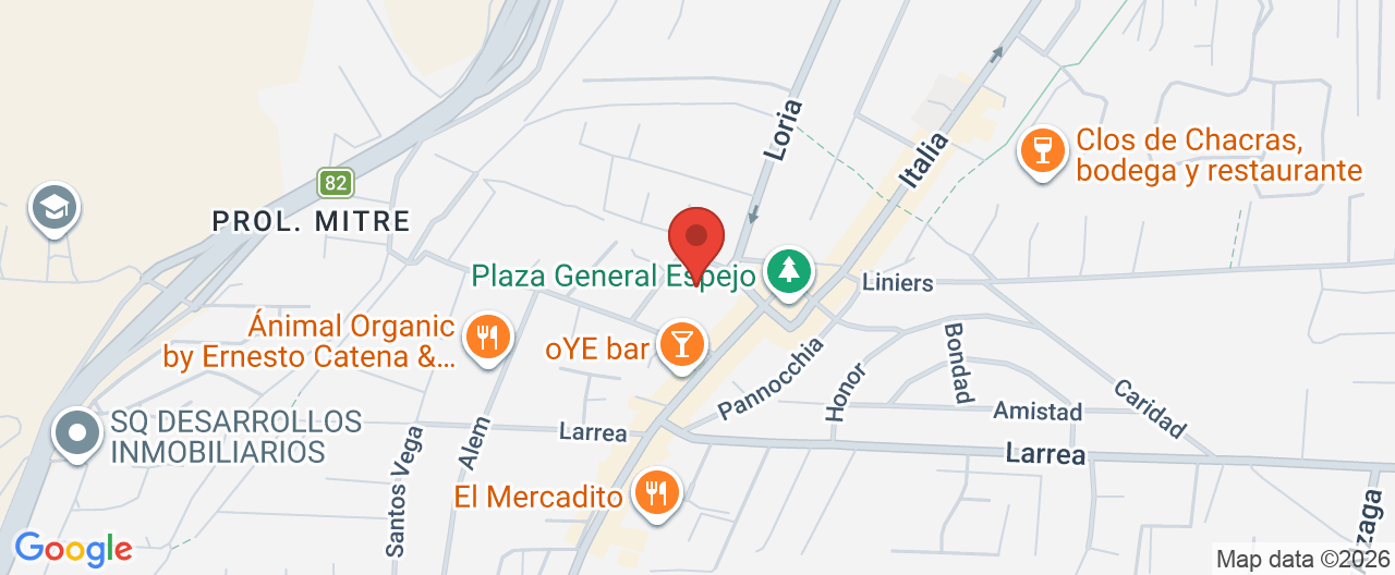Mapa de la ubicación