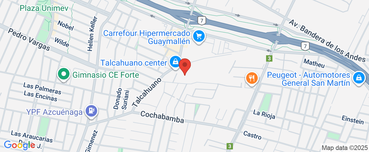 Mapa de la ubicación