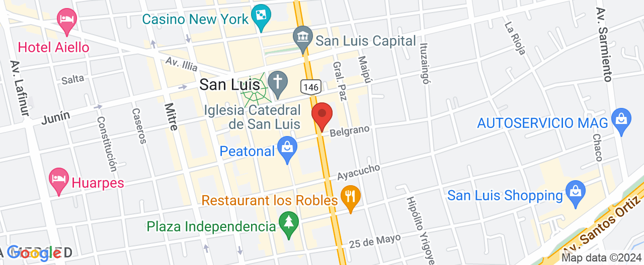 Mapa de la ubicación