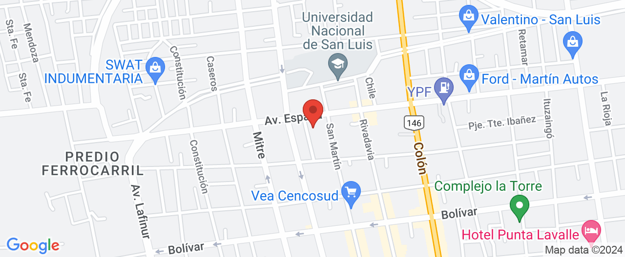 Mapa de la ubicación