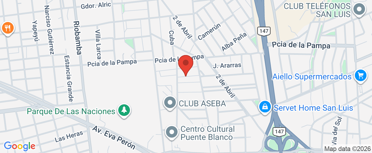 Mapa de la ubicación