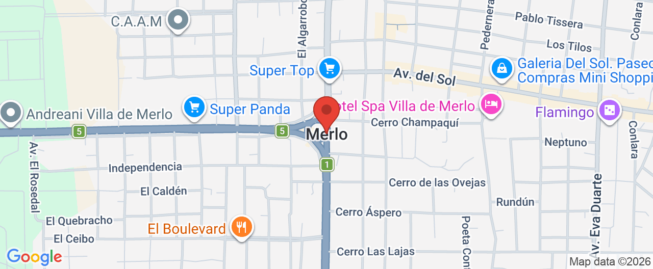 Mapa de la ubicación
