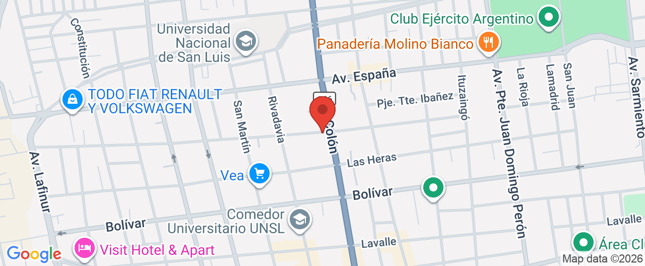 Mapa de la ubicación