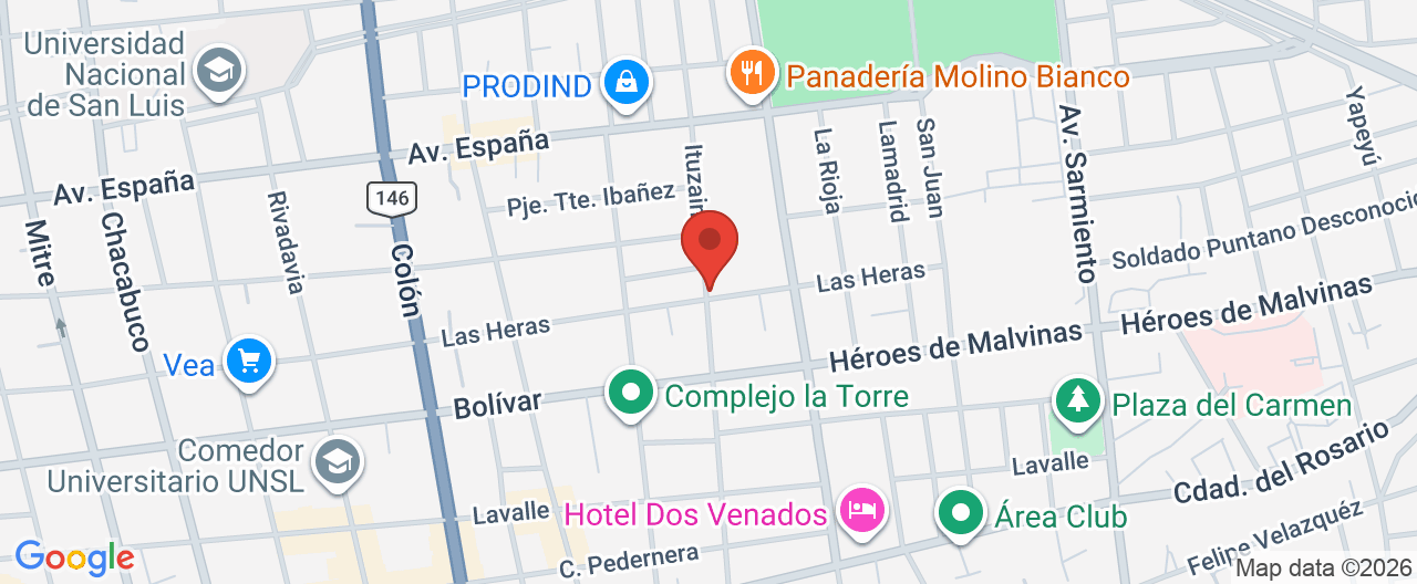 Mapa de la ubicación