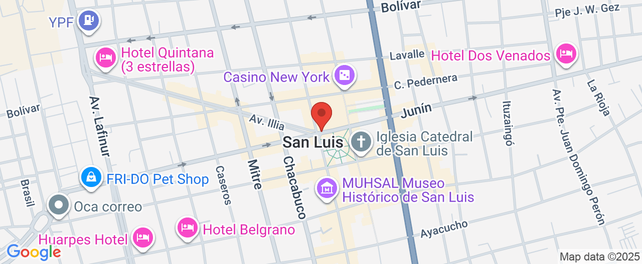 Mapa de la ubicación