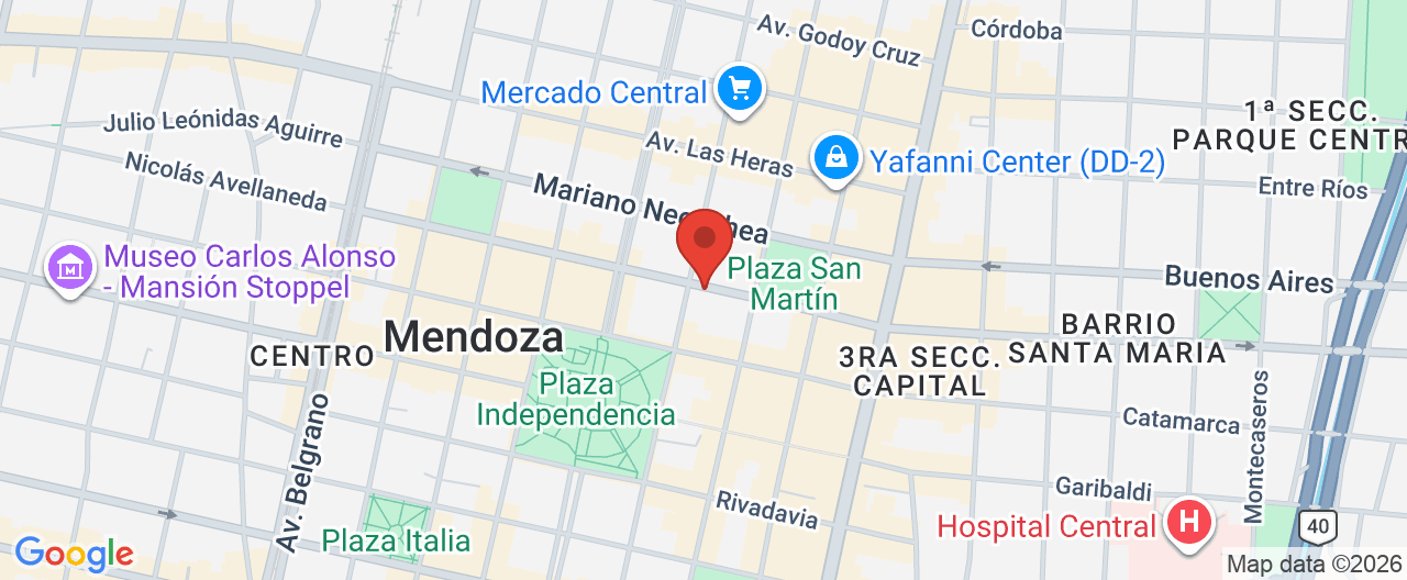 Mapa de la ubicación