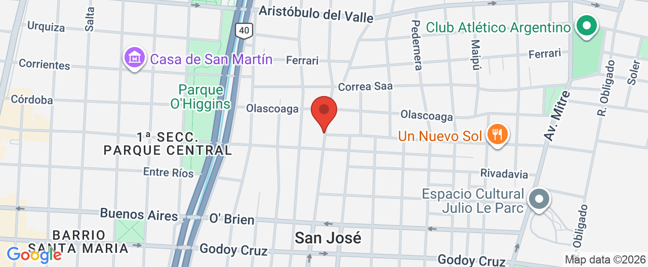Mapa de la ubicación