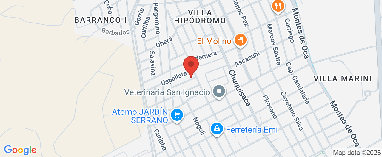 Mapa de la ubicación