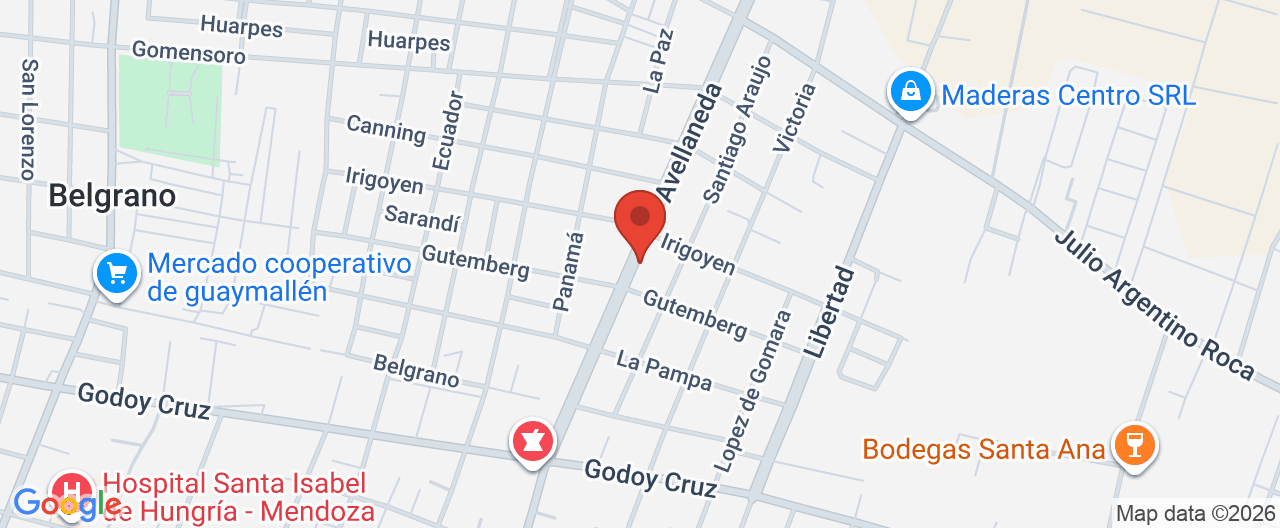 Mapa de la ubicación