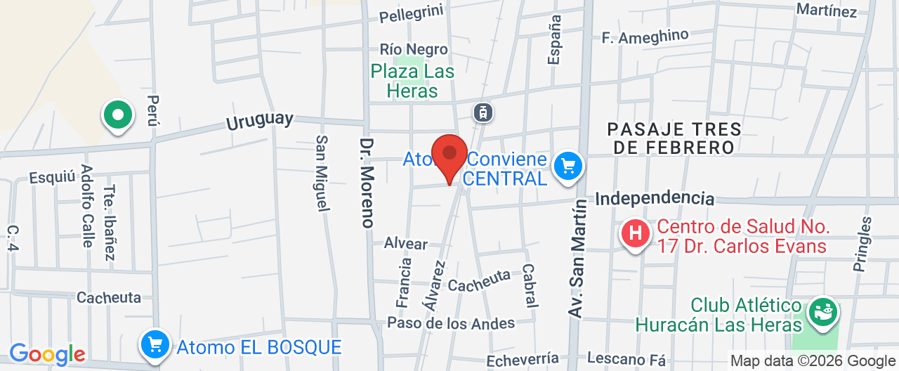 Mapa de la ubicación
