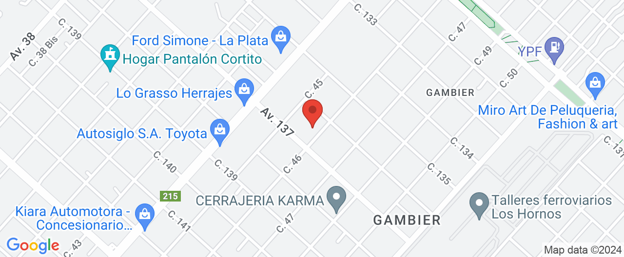 Mapa de la ubicación