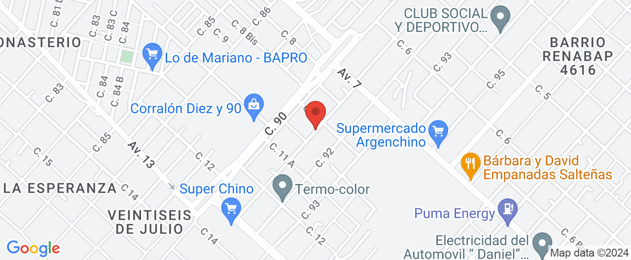 Mapa de la ubicación
