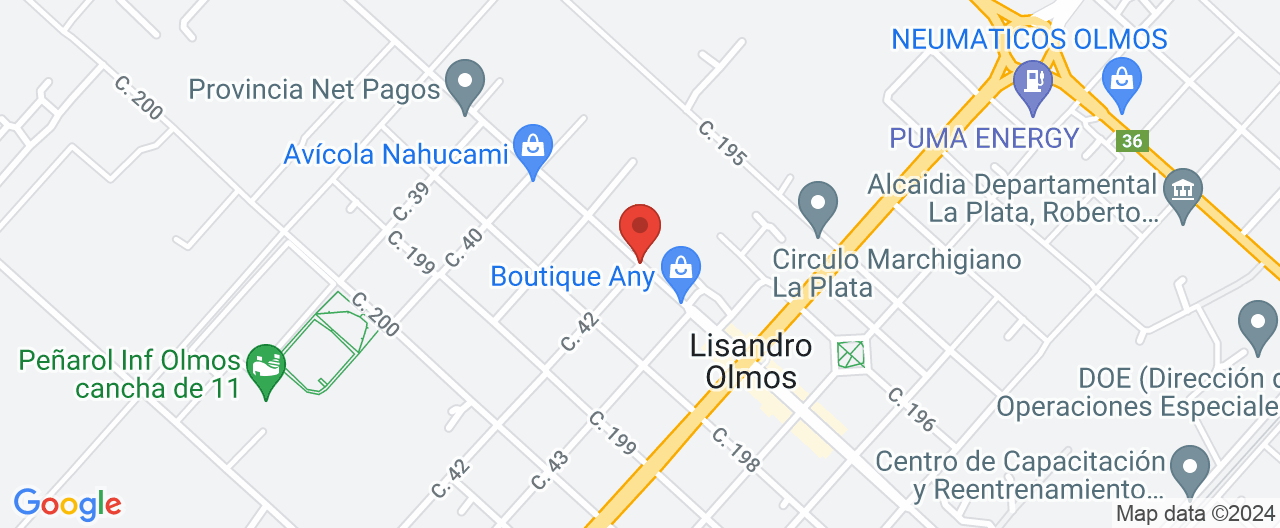 Mapa de la ubicación