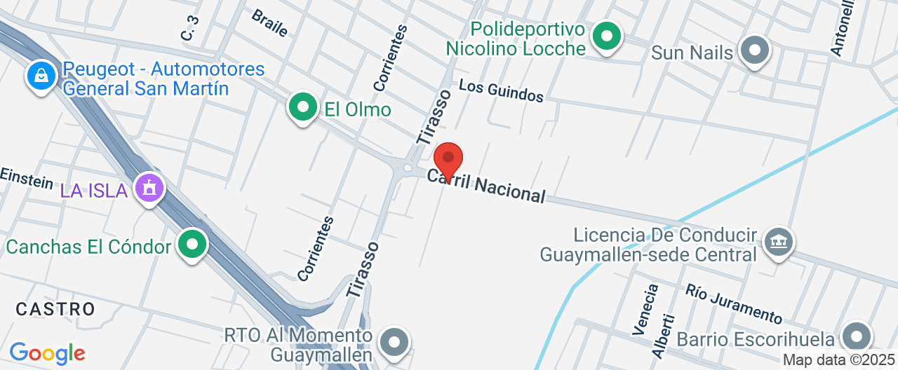 Mapa de la ubicación