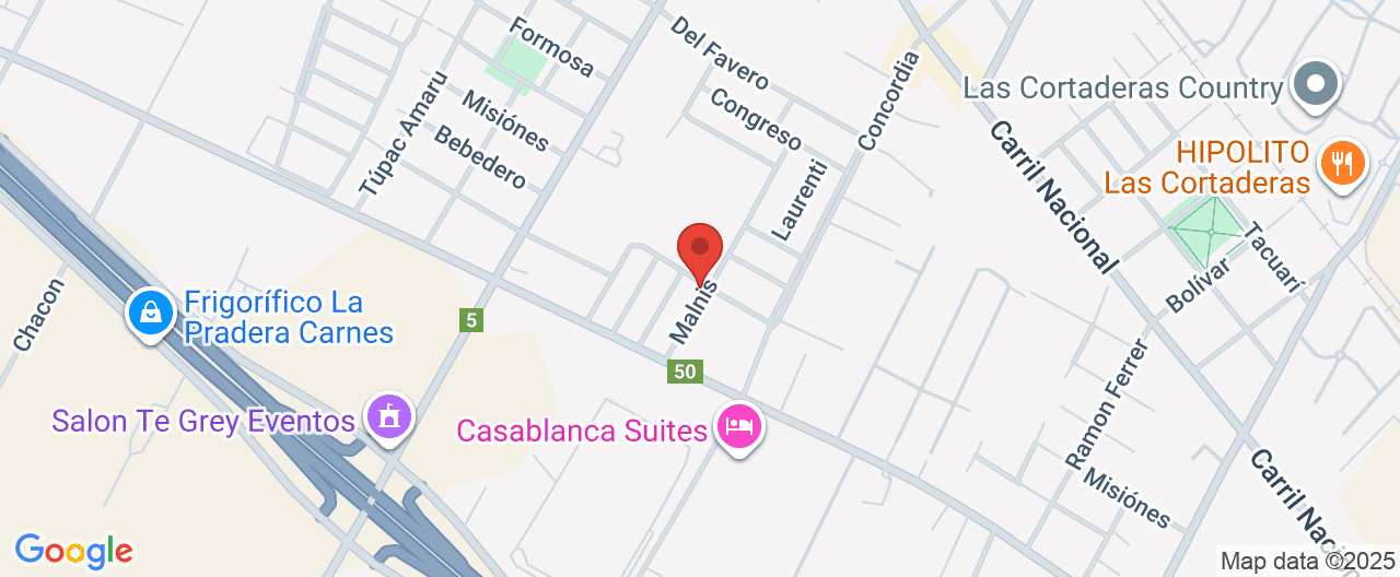 Mapa de la ubicación