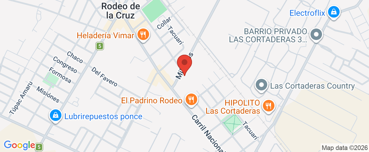 Mapa de la ubicación