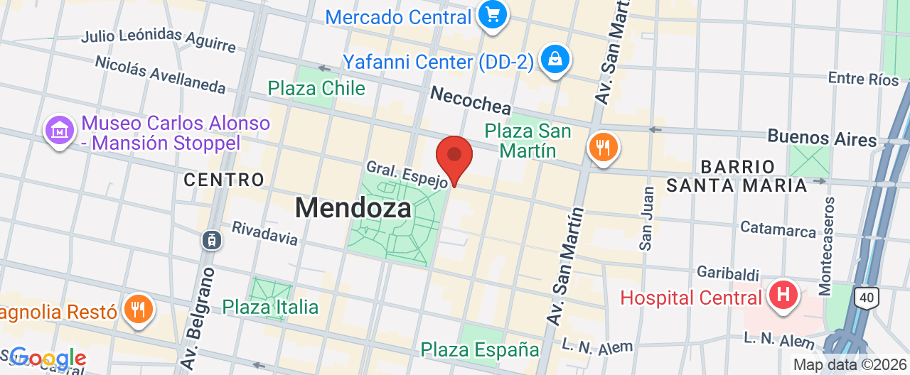 Mapa de la ubicación