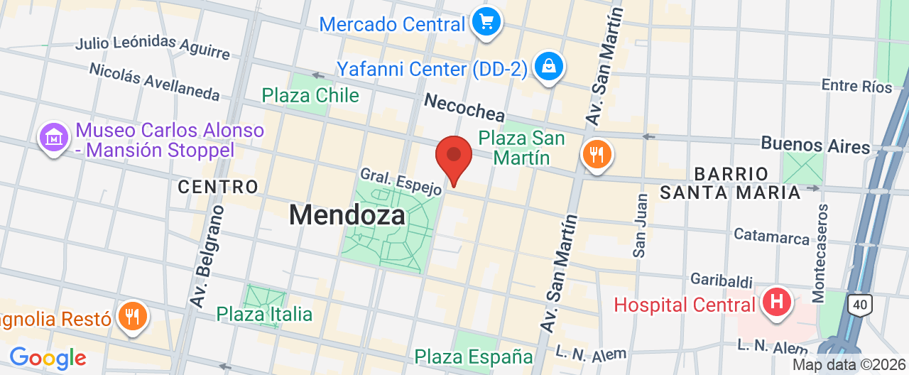 Mapa de la ubicación