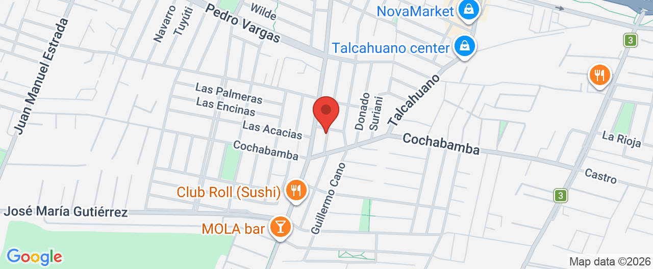 Mapa de la ubicación