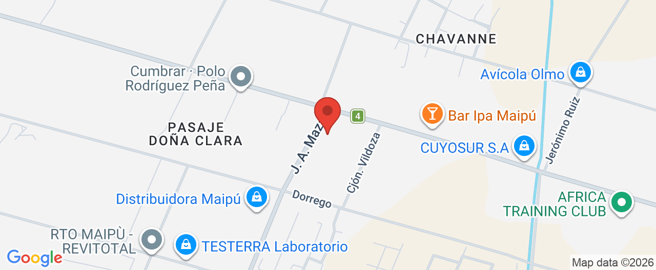 Mapa de la ubicación