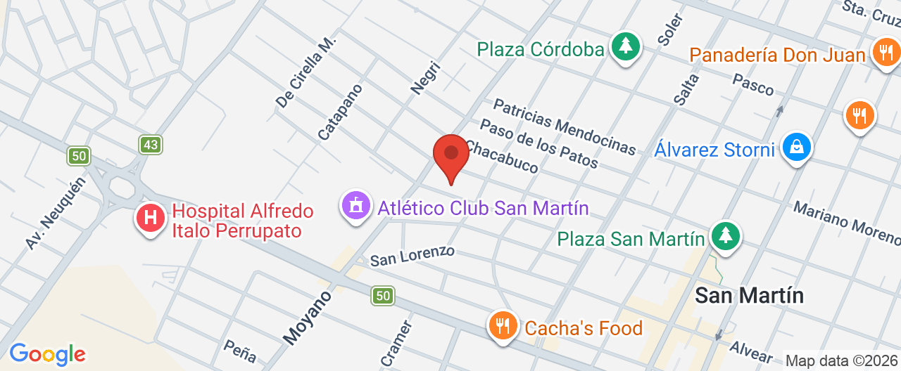 Mapa de la ubicación