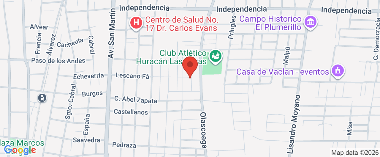 Mapa de la ubicación