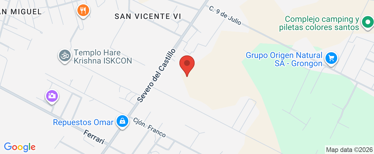 Mapa de la ubicación