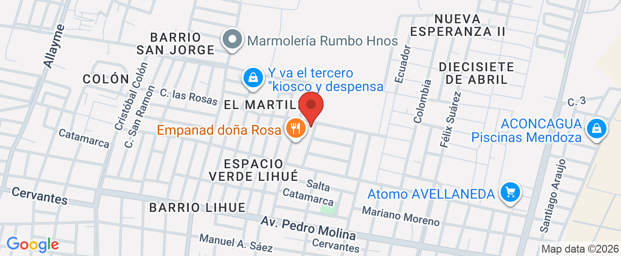 Mapa de la ubicación
