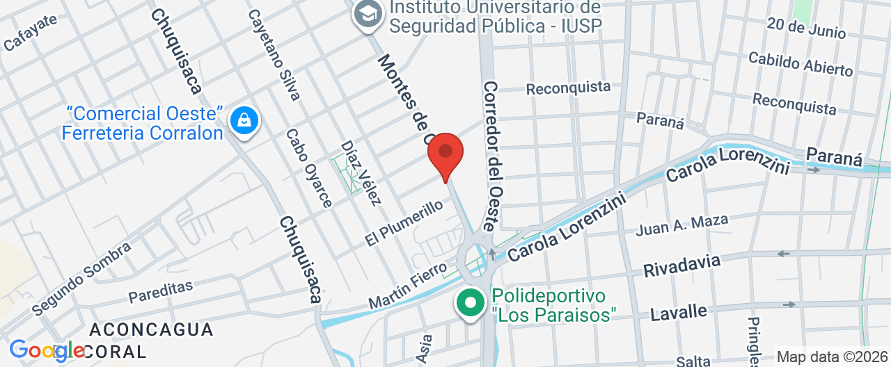 Mapa de la ubicación