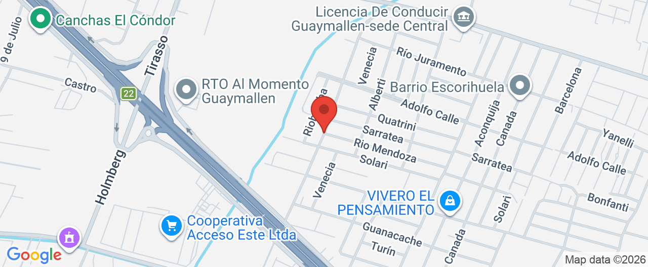 Mapa de la ubicación