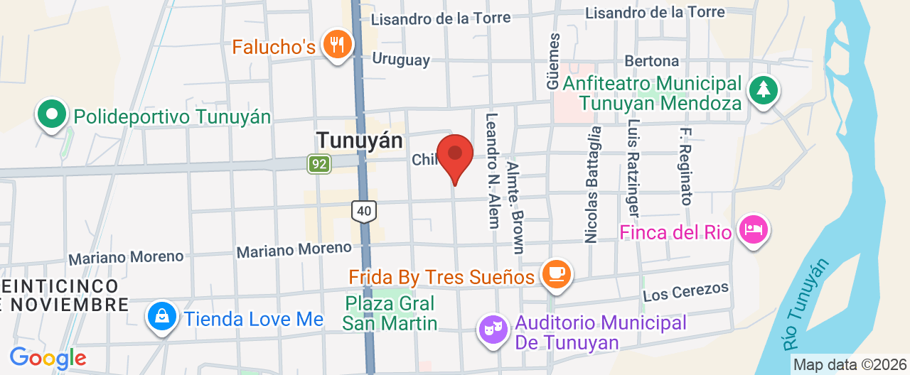 Mapa de la ubicación