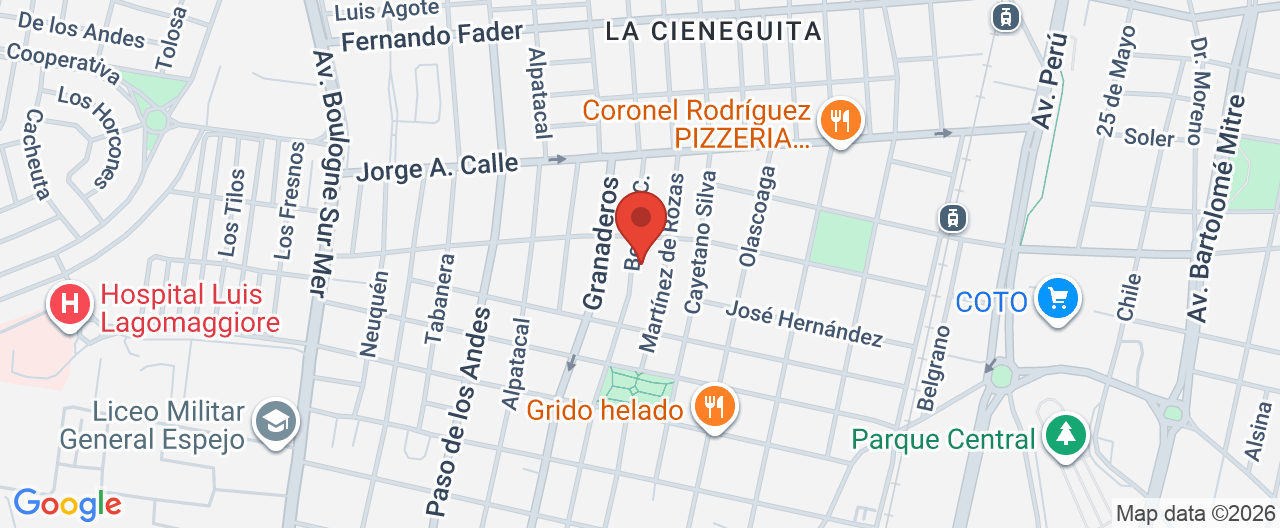 Mapa de la ubicación