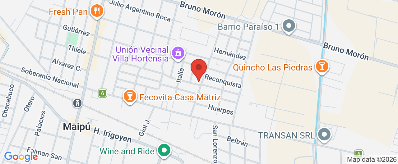 Mapa de la ubicación