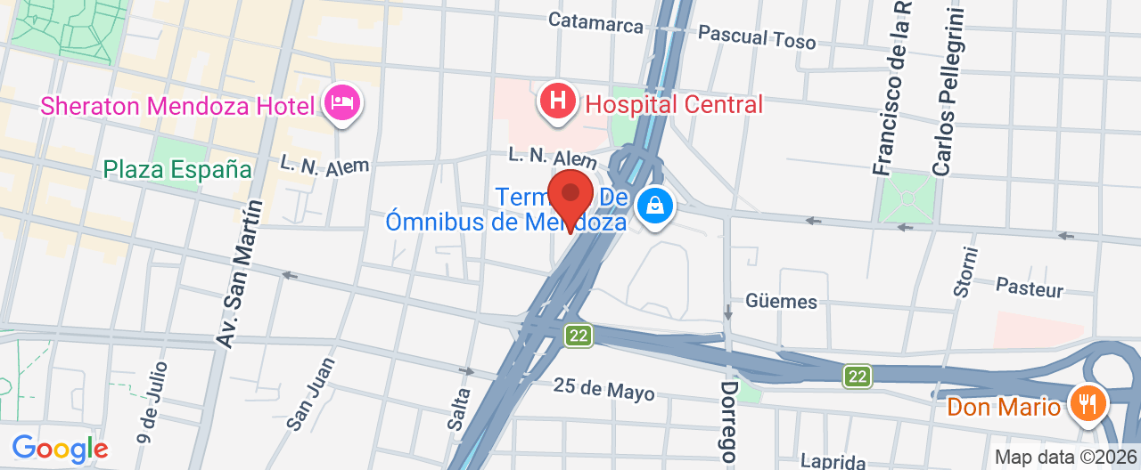 Mapa de la ubicación
