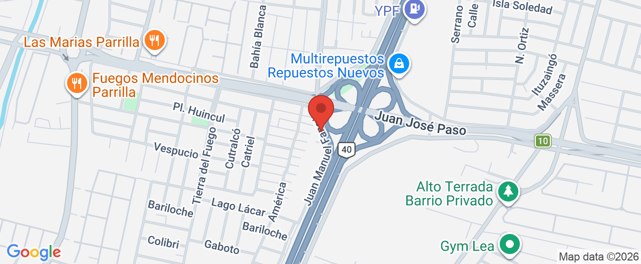 Mapa de la ubicación