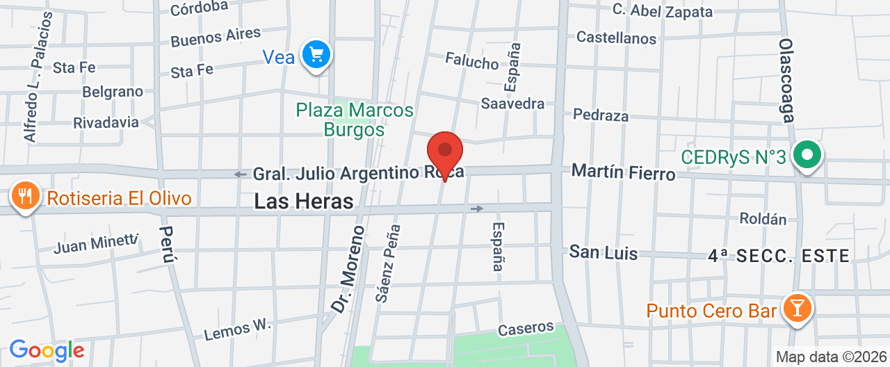 Mapa de la ubicación