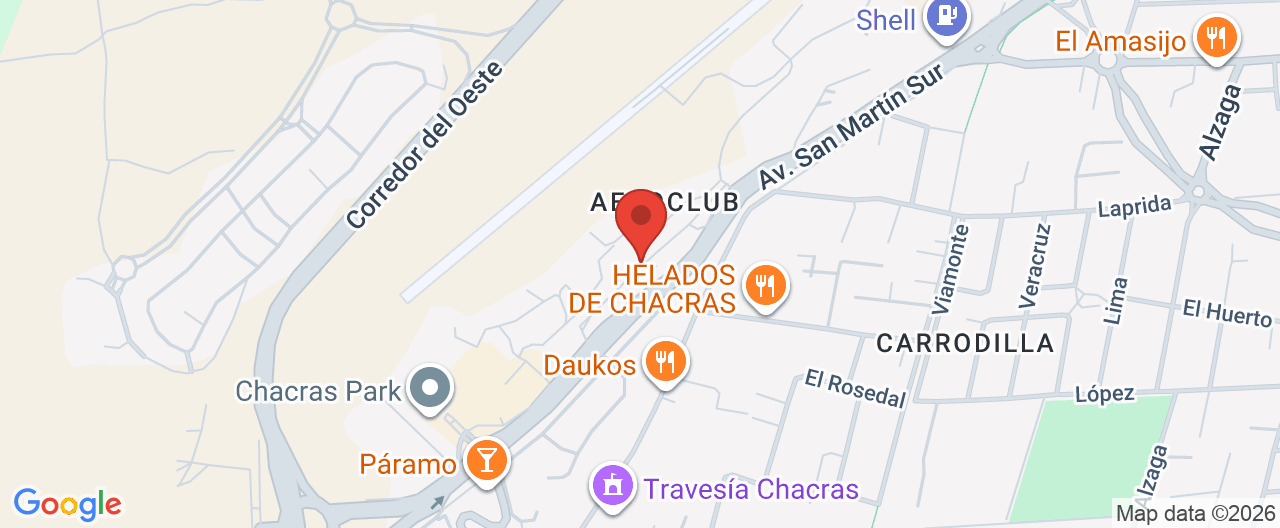 Mapa de la ubicación