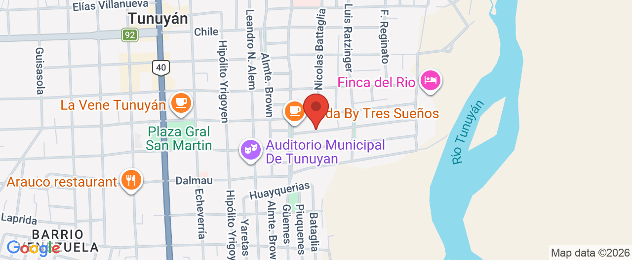 Mapa de la ubicación