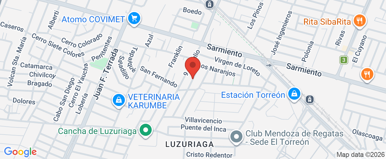 Mapa de la ubicación