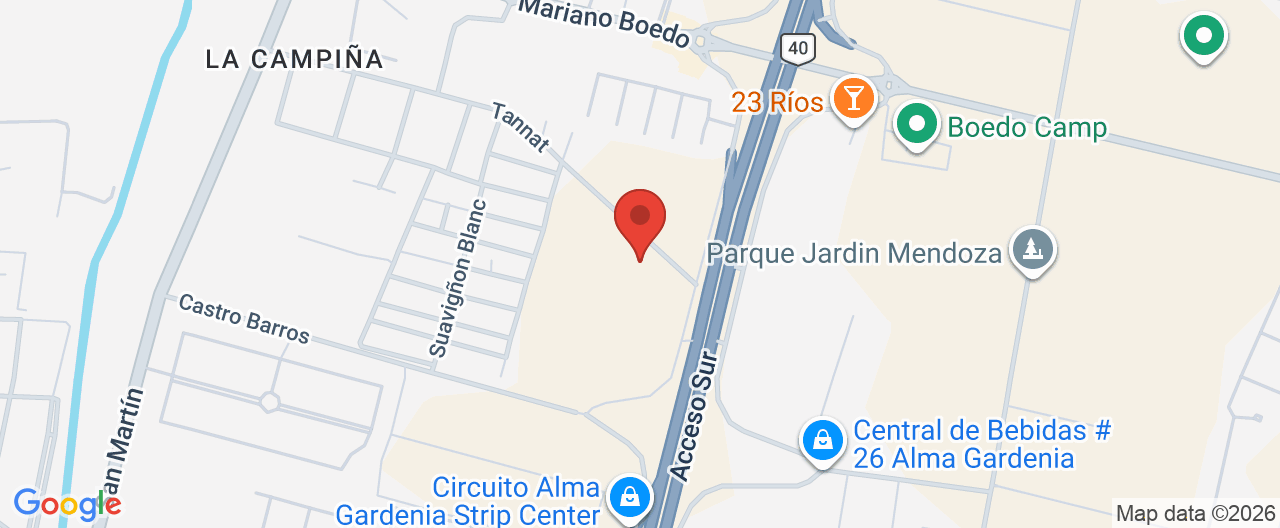 Mapa de la ubicación