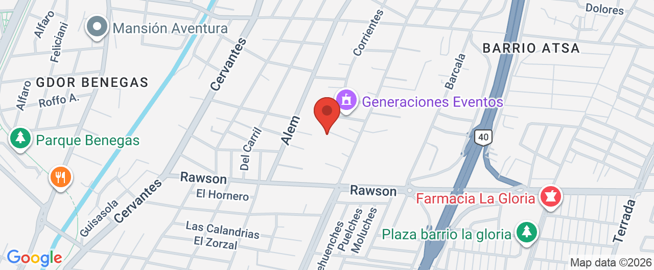 Mapa de la ubicación