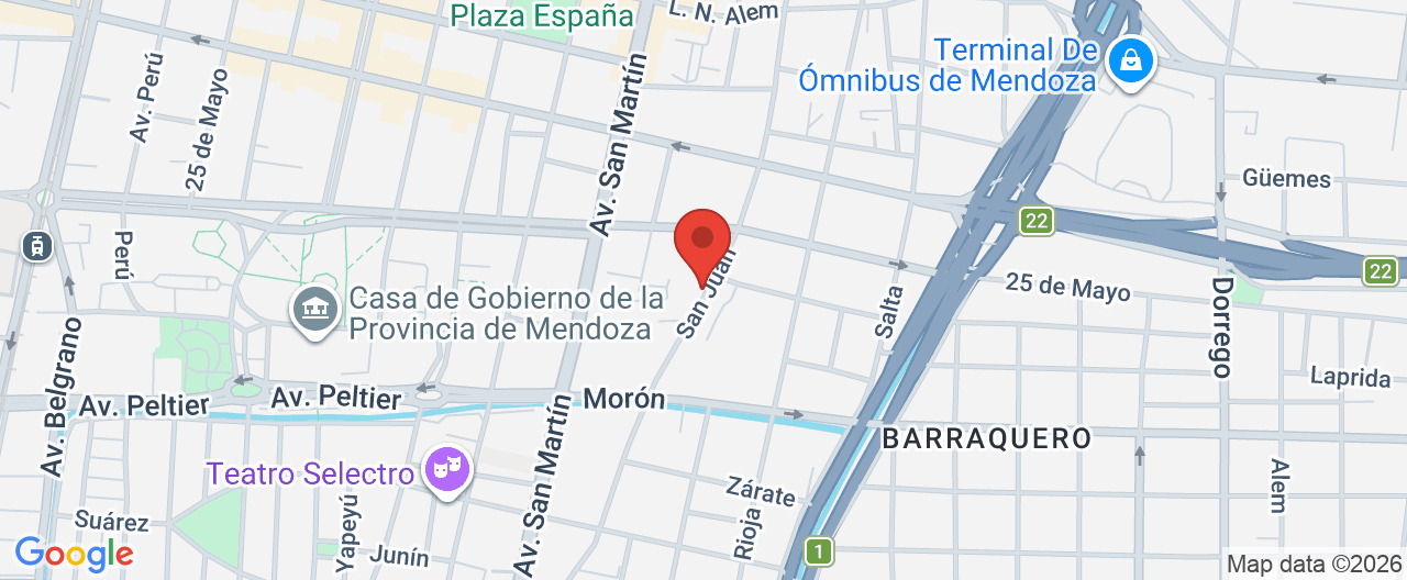 Mapa de la ubicación